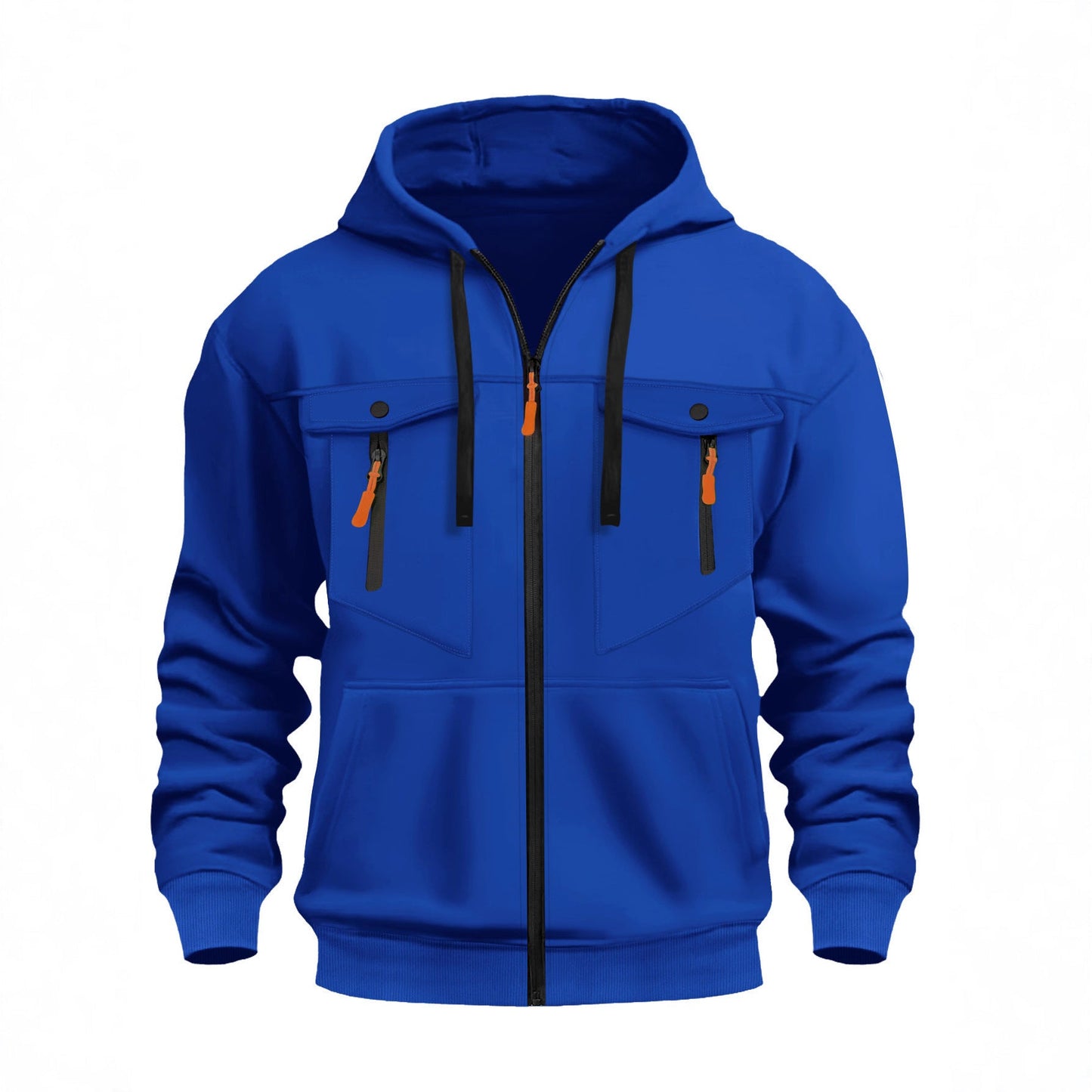 Herren Outdoor-Jacke Wasserdicht mit Reißverschlusstaschen Funktionell