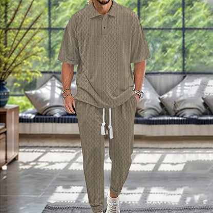 Herren Freizeitanzug Set Modern Bequem Elastisch