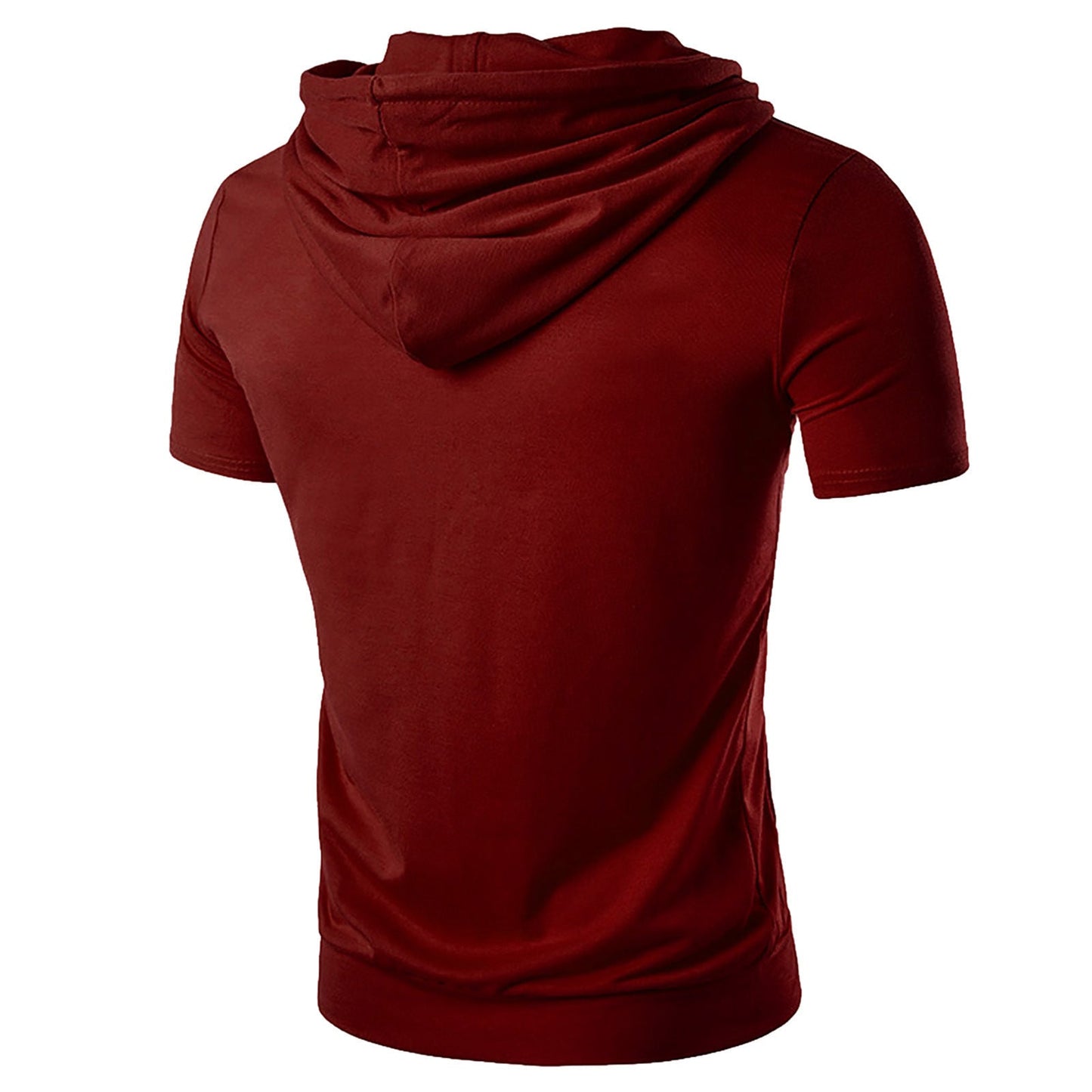 Herren Kapuzenoberteil Kurzarm Sportlich Trendy