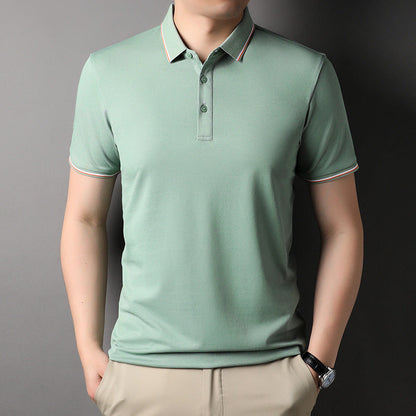 Herren Poloshirt Atmungsaktiv Modern Kontrastakzente