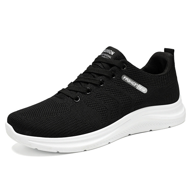 Damen Sneaker Atmungsaktiv Komfort Mesh Weißen