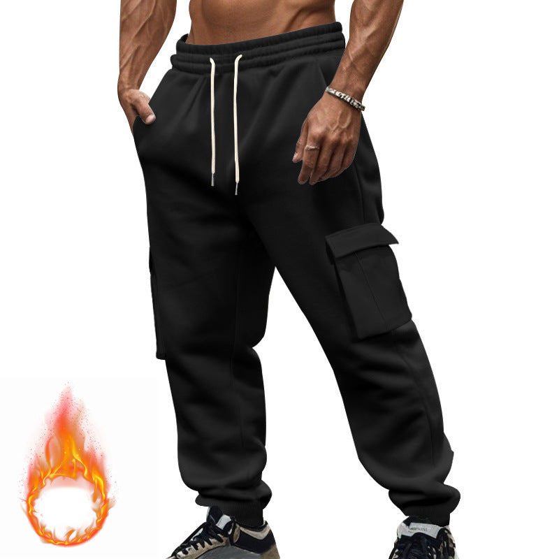 Herren Jogginghose Cargo Bequem mit Seitentaschen
