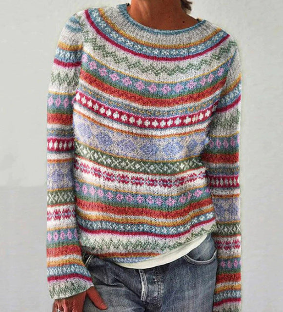 Weicher Pullover Gemütlich Warm Übergröße