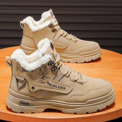 Damen Mokassins Warm Rutschfest Winter Schuhe