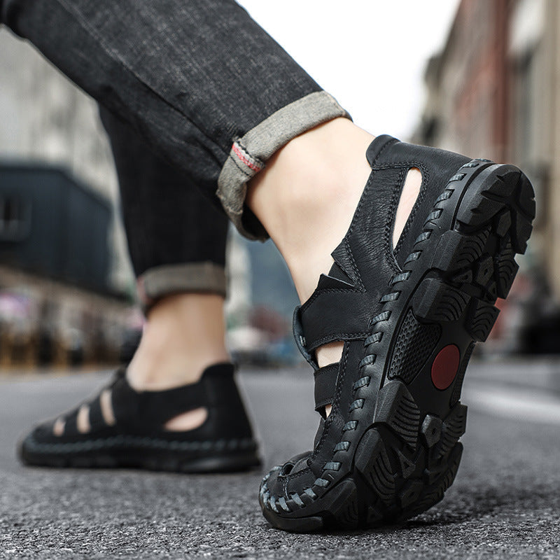 Herren Sandalen atmungsaktiv Rutschfest Sommer