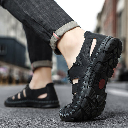 Herren Sandalen atmungsaktiv Rutschfest Sommer