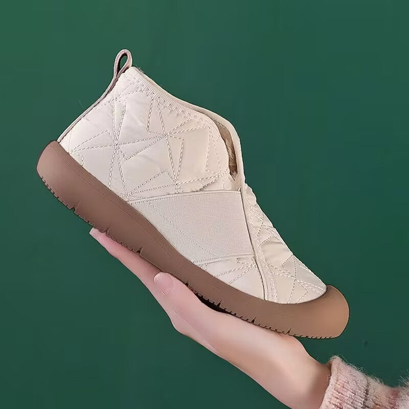 Damen Stiefeletten Warm Isoliert Rutschfest Winter