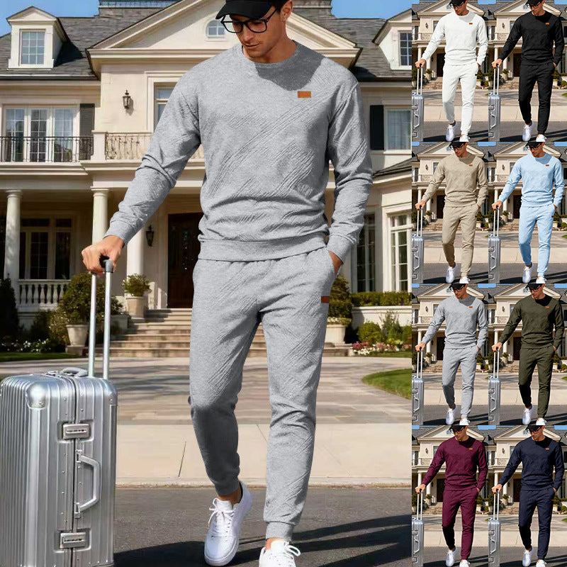 Herren Sweatanzug Eleganter Freizeitanzug Hochwertig Modern