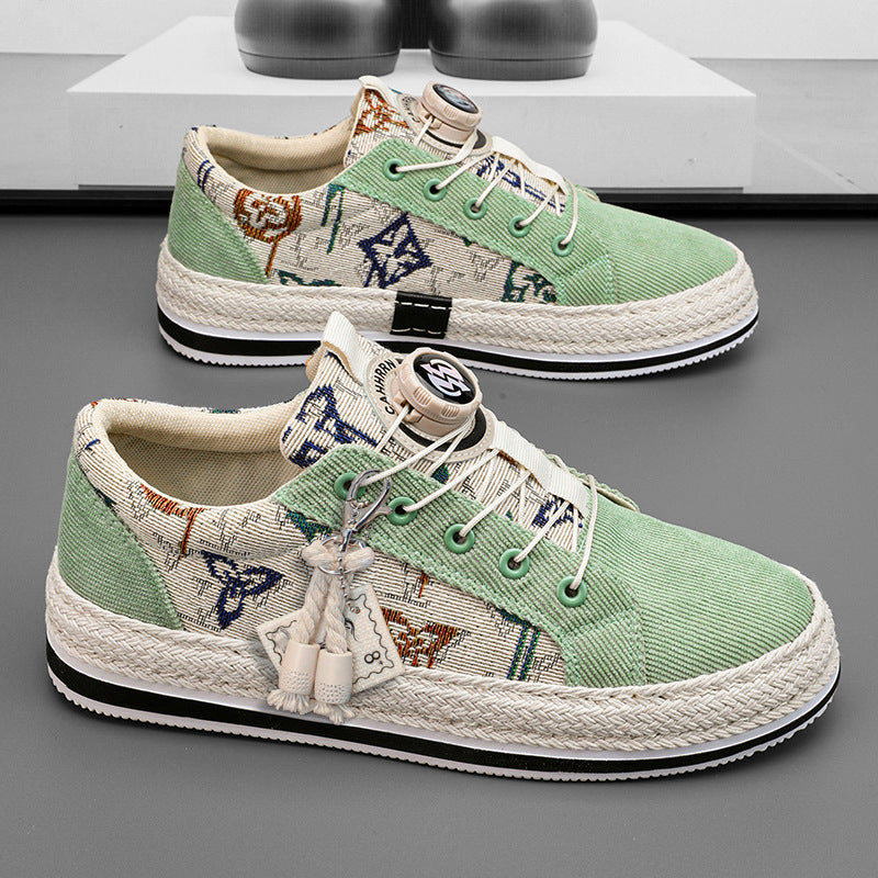 Damen Sneaker Canvas Schuhe Mode Bequem Einzigartig
