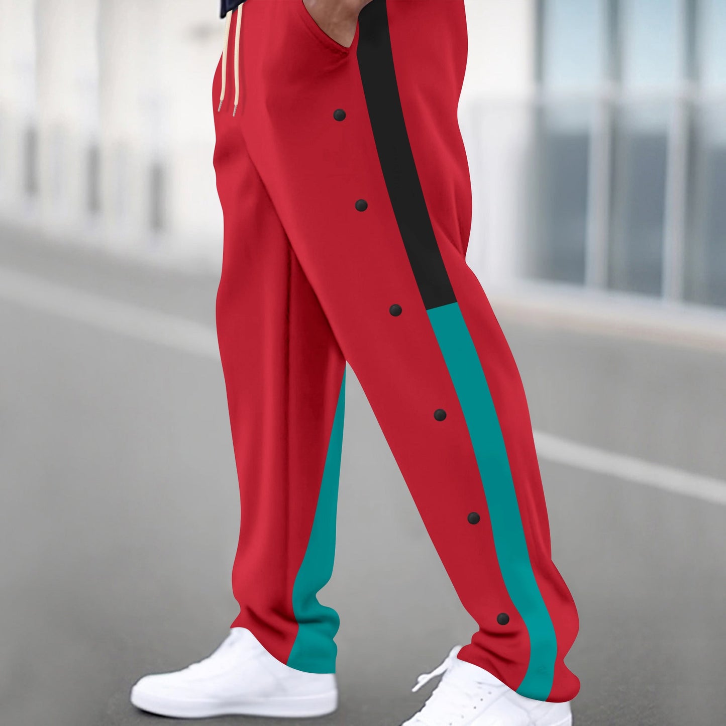 Herren Jogginghose Sportlich Reißverschluss Mit Taschen