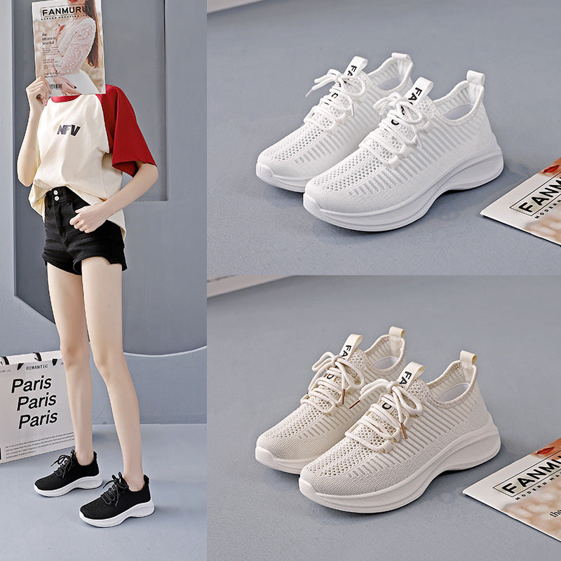 Damen Sneaker Atmungsaktiv Freizeitschuhe Flexibel Modern - BerlinGlamour