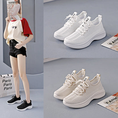 Damen Sneaker Atmungsaktiv Freizeitschuhe Flexibel Modern - BerlinGlamour