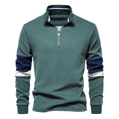 Herren Pullover Stehkragen Sportlich Modern