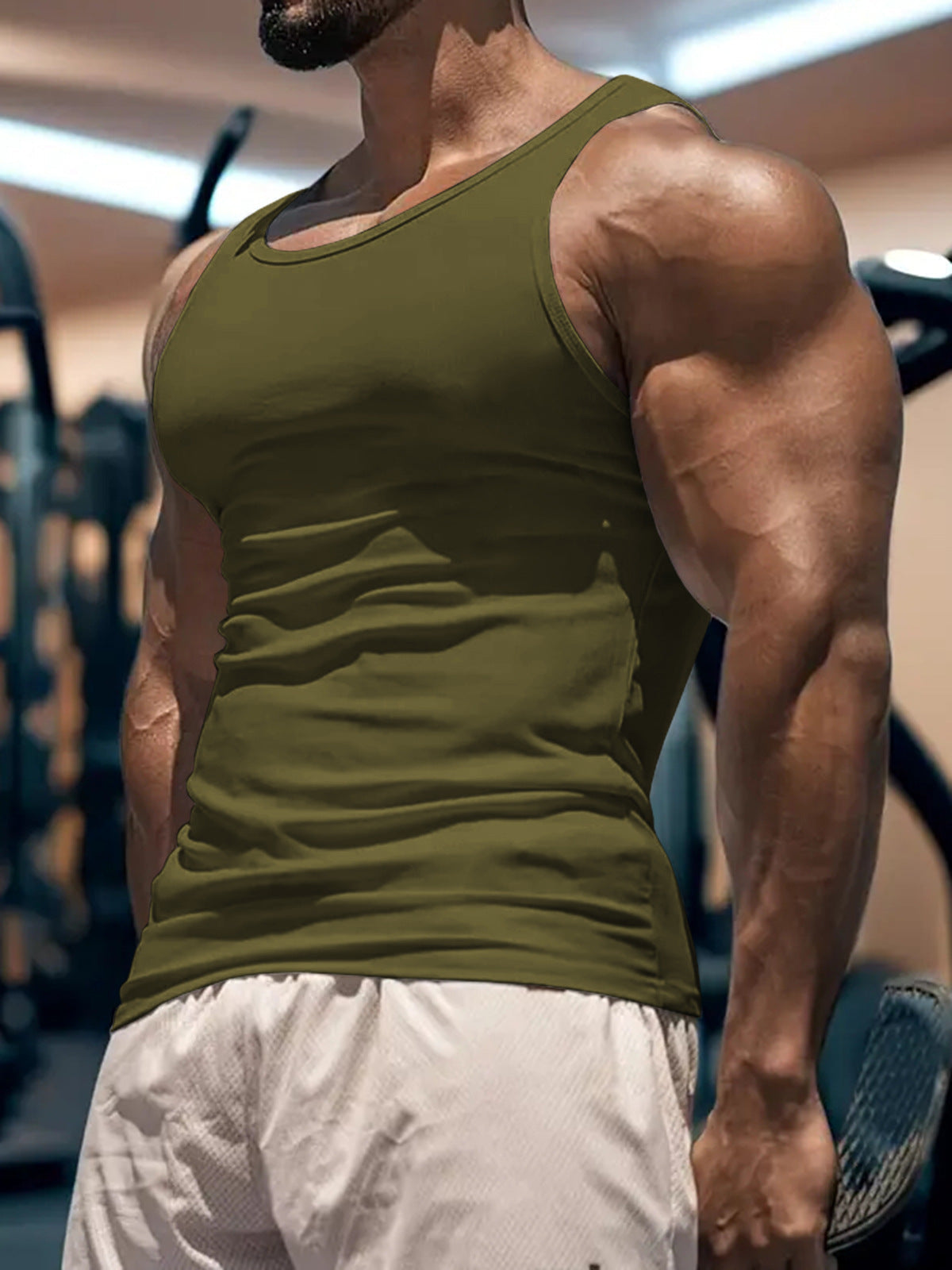 Herren Tanktop Sportlich Atmungsaktiv Funktionsshirt