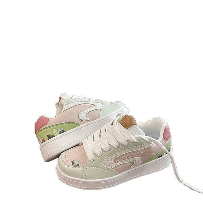 Damen Sneaker Atmungsaktiv Modisch Verspielt