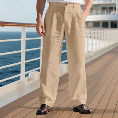 Herren Freizeithose Bequem Weich Schnittfrei