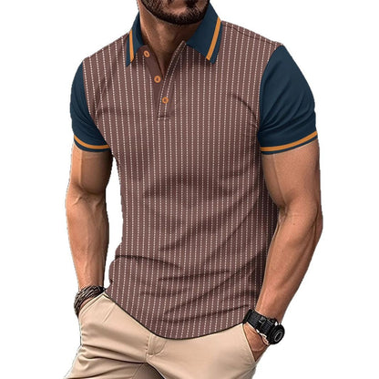 Herren Kurzarm Hemd Modern Stylish