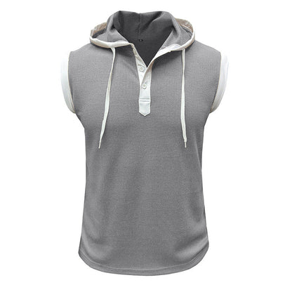 Herren Funktionsshirt Kurzarm Kapuze Sportlich