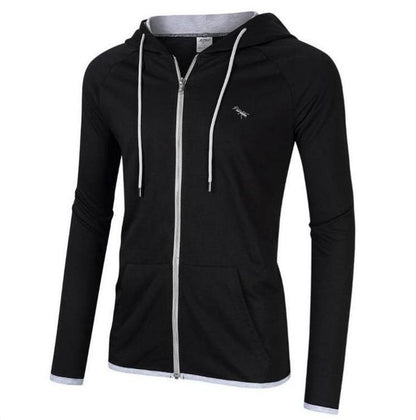 Herren Kapuzenjacke Sportlich Funktionell Wasserabweisend