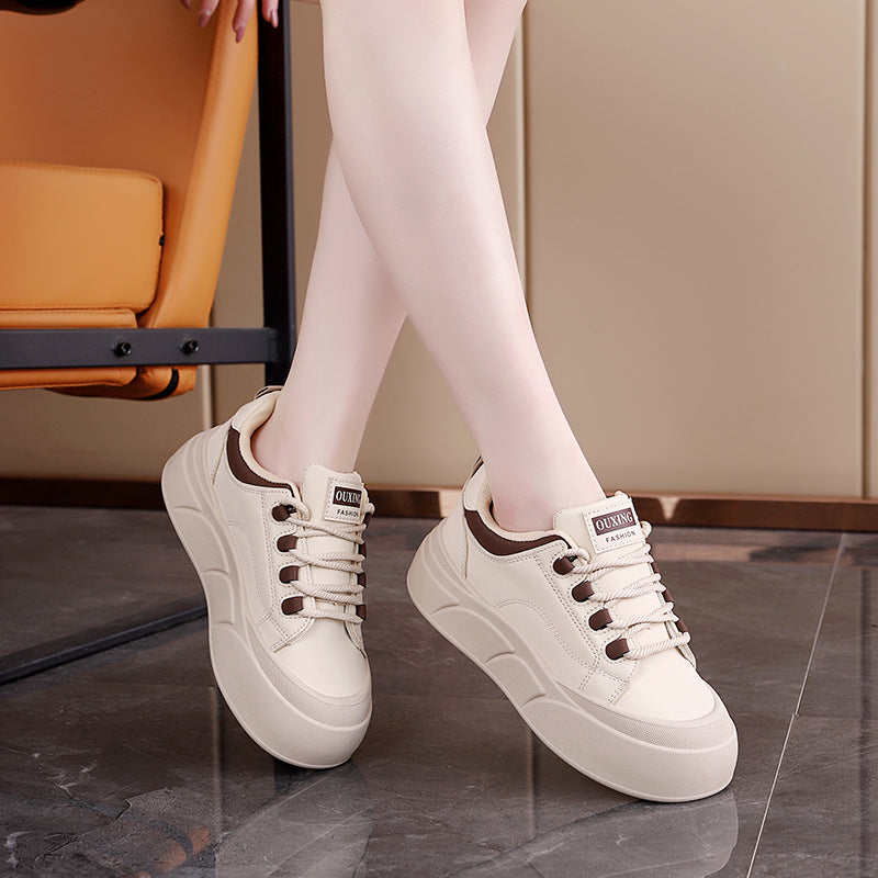 Damen Sneaker Hochplateau Chunky Schuhe Modern