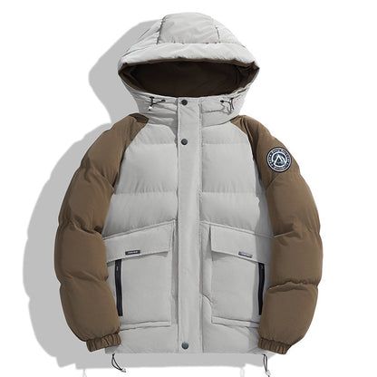 Herren Outdoorjacke Isoliert Wasserdicht Funktionell