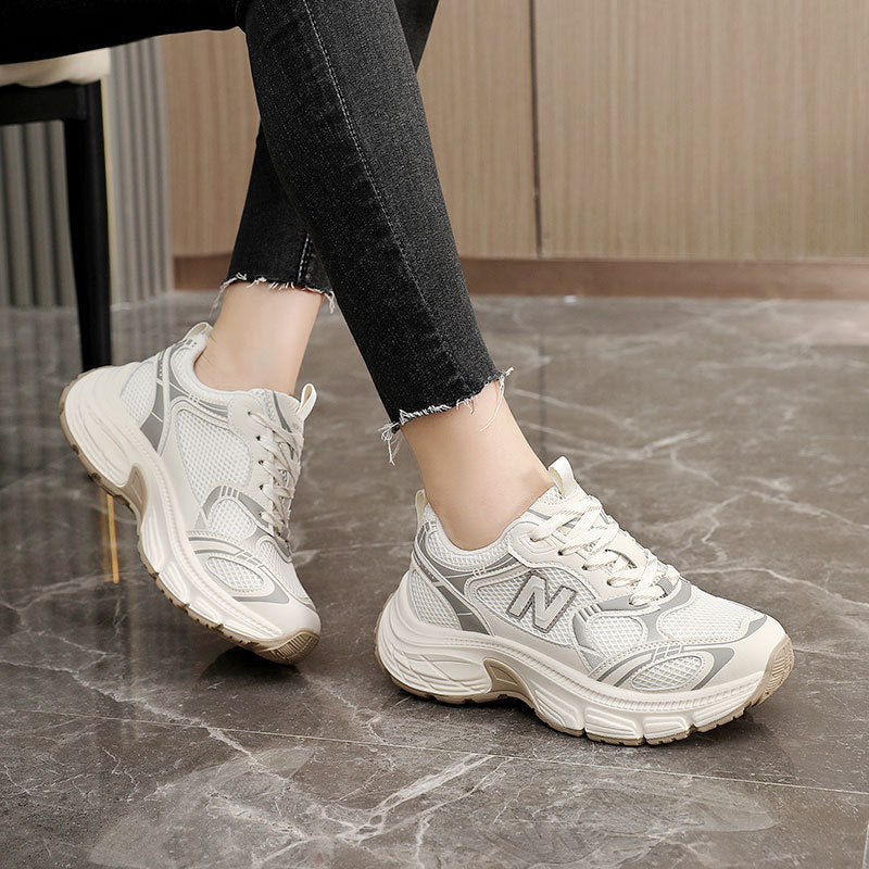 Damen Laufschuhe atmungsaktiv Sportlich Leicht