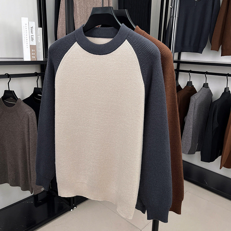 Herren Sweatshirt Raglan Ärmel Modern Style