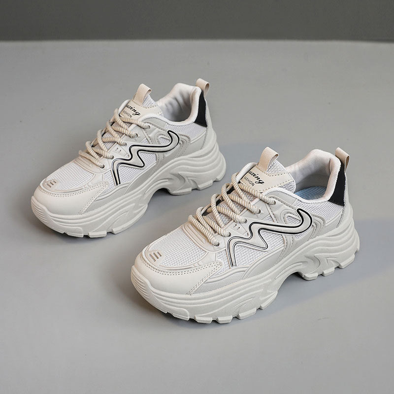 Damen Sneaker Chunky atmungsaktiv Komfort Laufschuhe