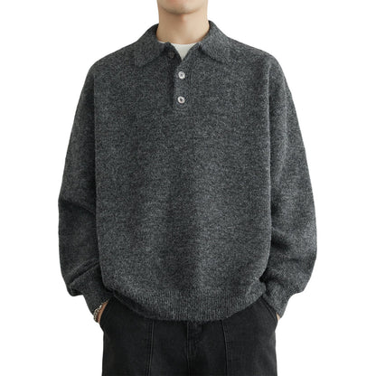 Herren Pullover Modern Kragen Casual