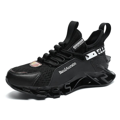 Damen Sport-Sneaker Atmungsaktiv Leichtlaufend Schwarz