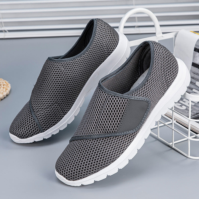 Damen Sneaker Atmungsaktiv Slip-On Bequem Sportschuh - BerlinGlamour