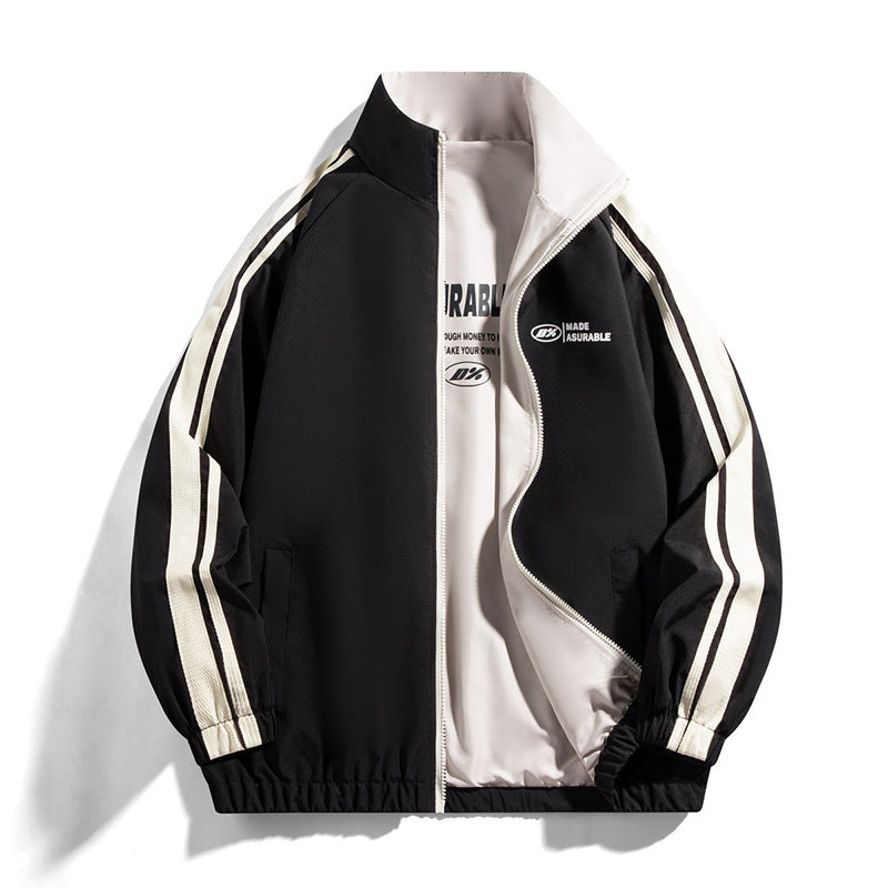 Herren Retro-Jacke Sportlich Übergangsmodell Berlin Style