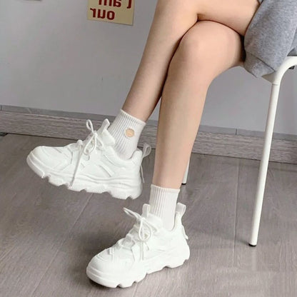 Damen Sneaker Chunky Weich mit Dämpfung System Damen Schuhe