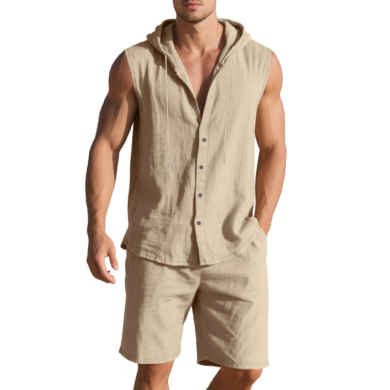 Herren Hoodie Set Leicht Baumwolle Bequem
