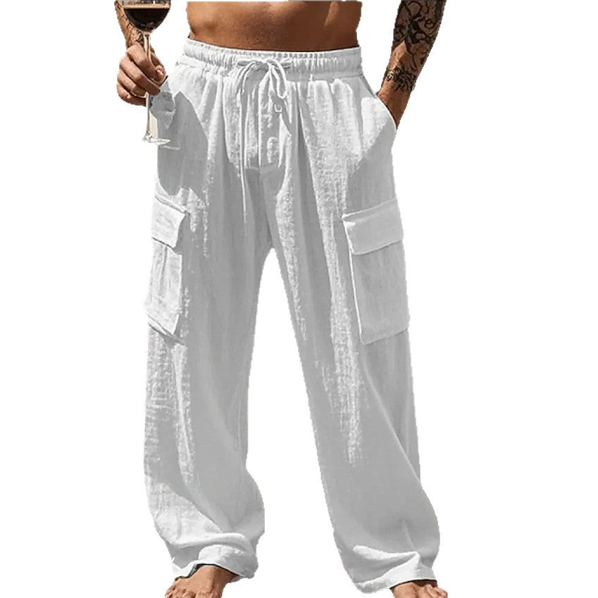 Herren Cargo-Hose Bequem Relaxed Fit
