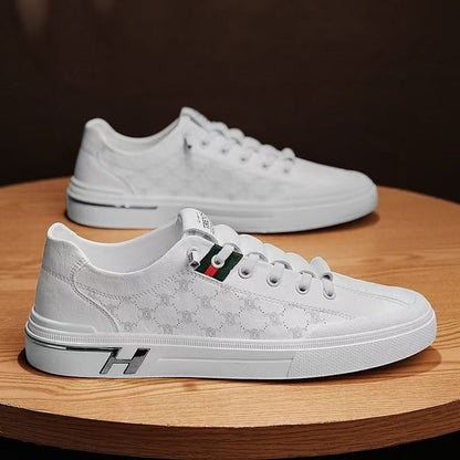 Damen Sneaker Modisch Prägungsmuster Schwarz