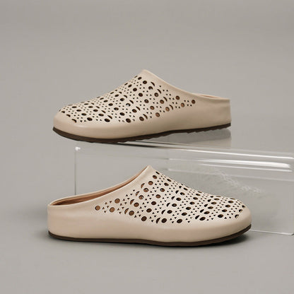 Damen Clogs atmungsaktiv Mesh Bequem Flexibel