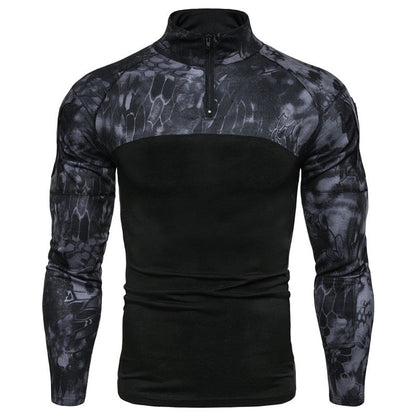 Herren Camouflage Pullover Funktionsweise Modern
