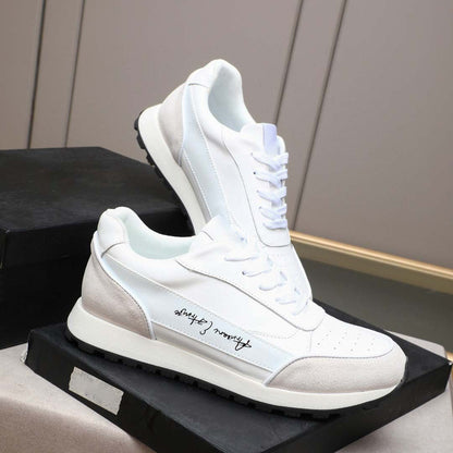 Damen Sneaker Sportlich Leder Laufsohle - BerlinGlamour