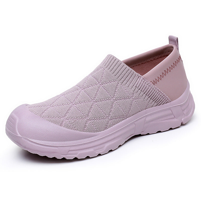 Damen Freizeitschuhe Slip-On Elastisch Rutschfest Comfort