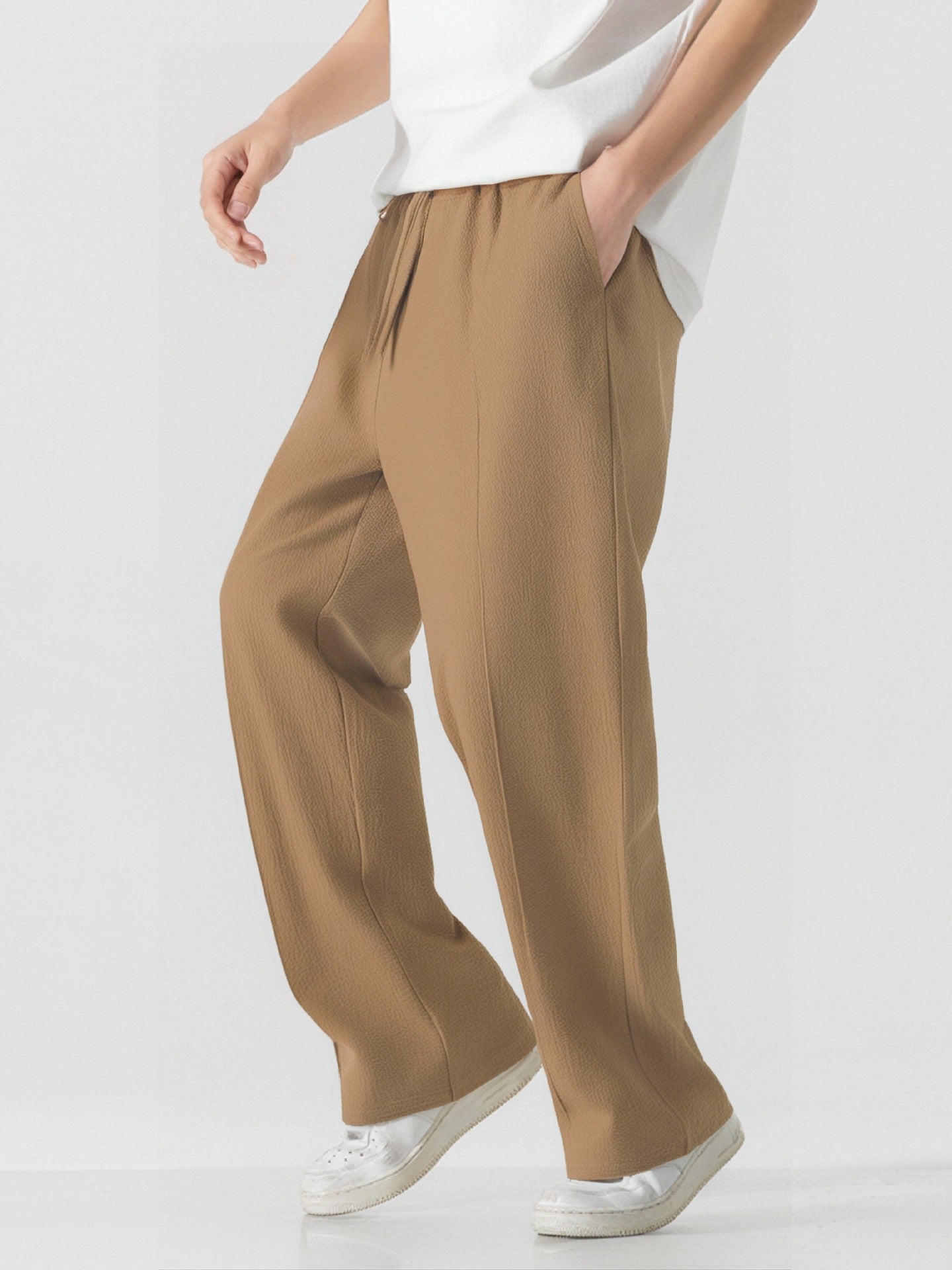 Herren Freizeithose Atmungsaktiv Bequem Elegant