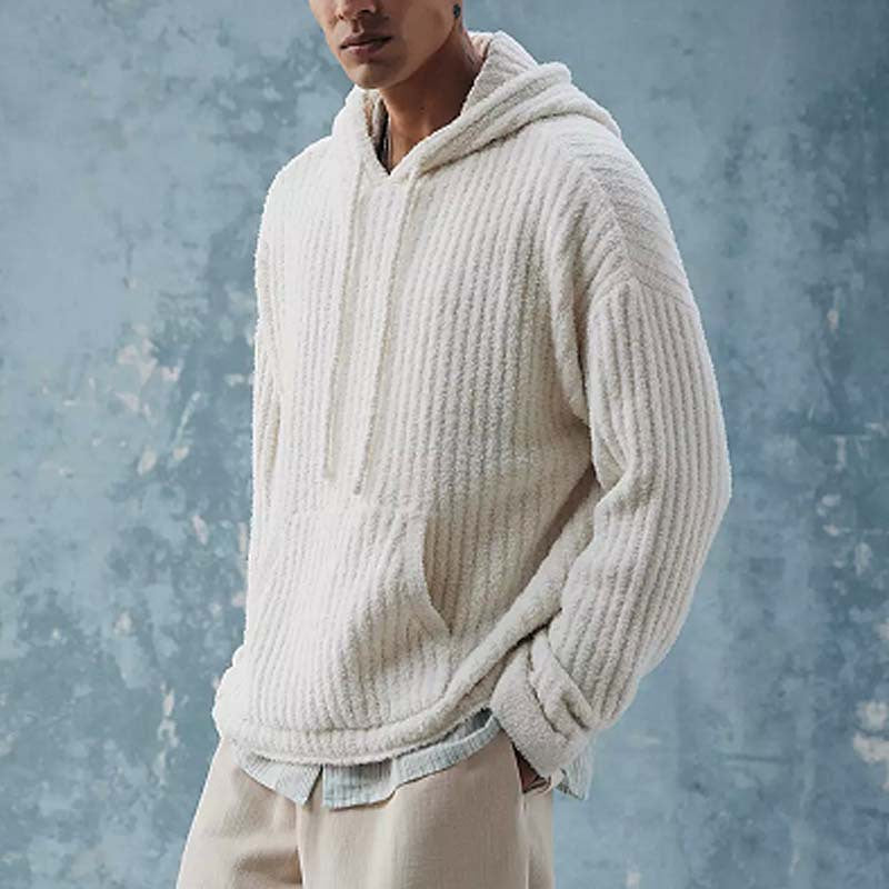 Herren Hoodie Kuschelig Soft Strick Berlin