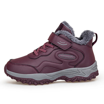 Wanderschuhe Damen Warm Winterfest Isolierend Rutschfest