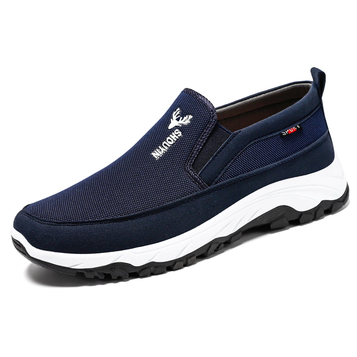Damen Sneaker Sportlich Bequem Slip On