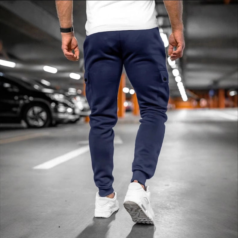 Herren Jogginghosen Cargo Bequem Schwarz