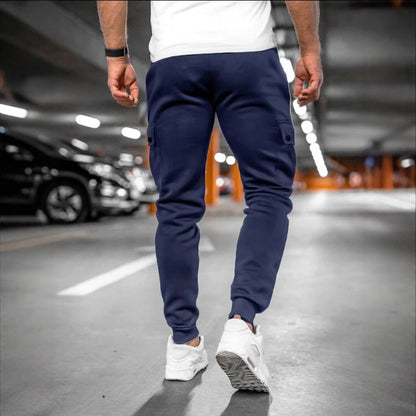 Herren Jogginghosen Cargo Bequem Schwarz