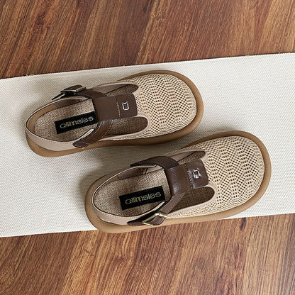 Damen Sandalen Atmungsaktiv Komfortabel Verstellbar
