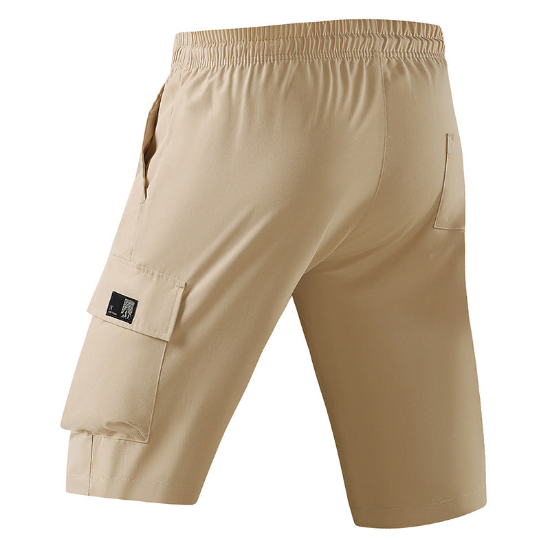 Herren Shorts Bequem Outdoor Freizeit Shorts mit Taschen