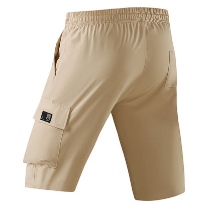 Herren Shorts Bequem Outdoor Freizeit Shorts mit Taschen