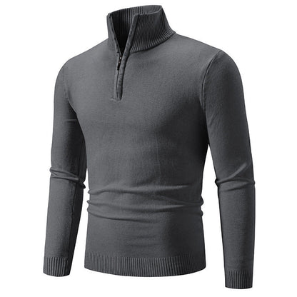 Herren Pullover Modern Kurz Reißverschluss Modisch
